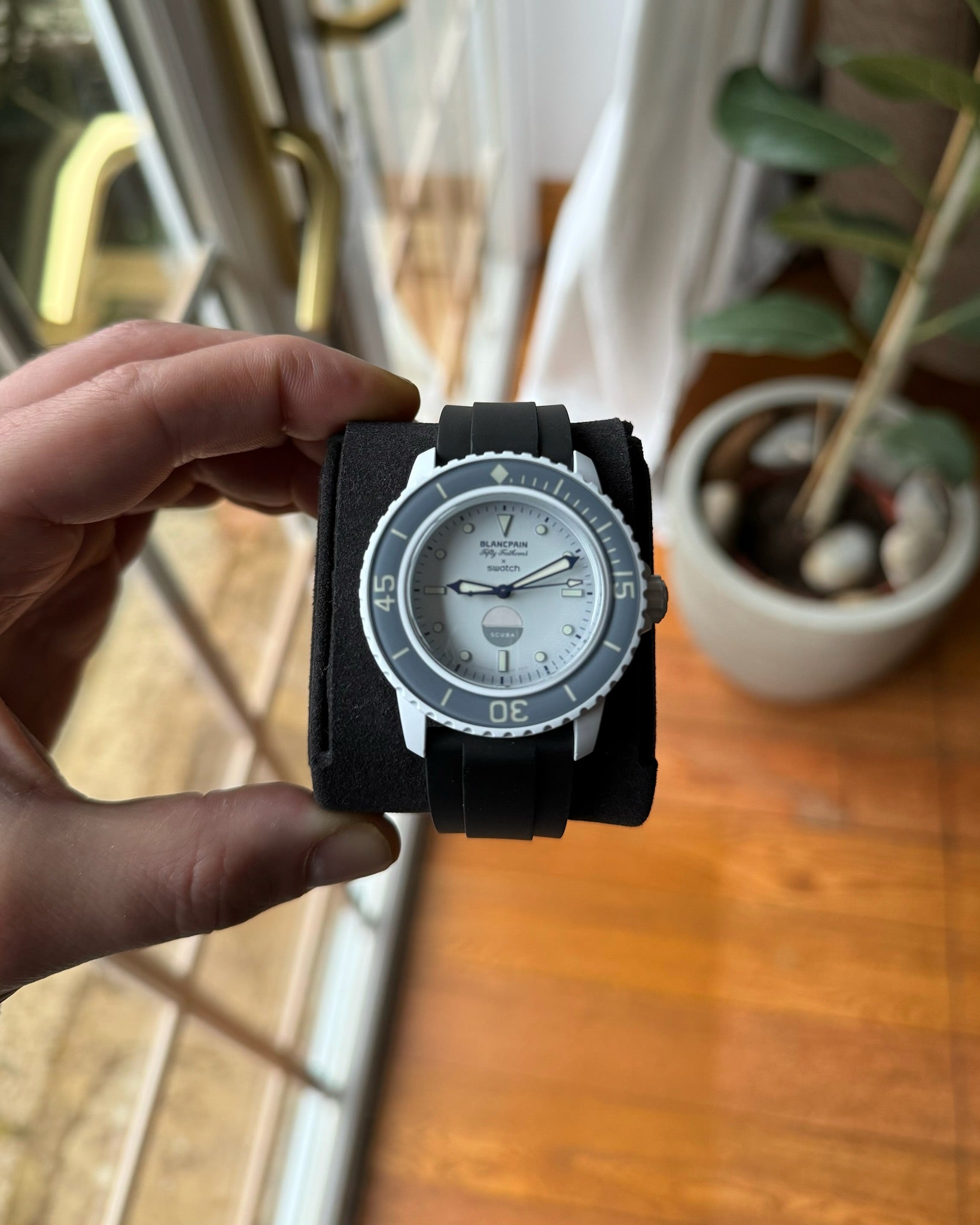 PREMIUM RUBBER STRAP for SWATCH X BLANCPAIN QUICK RELEASE