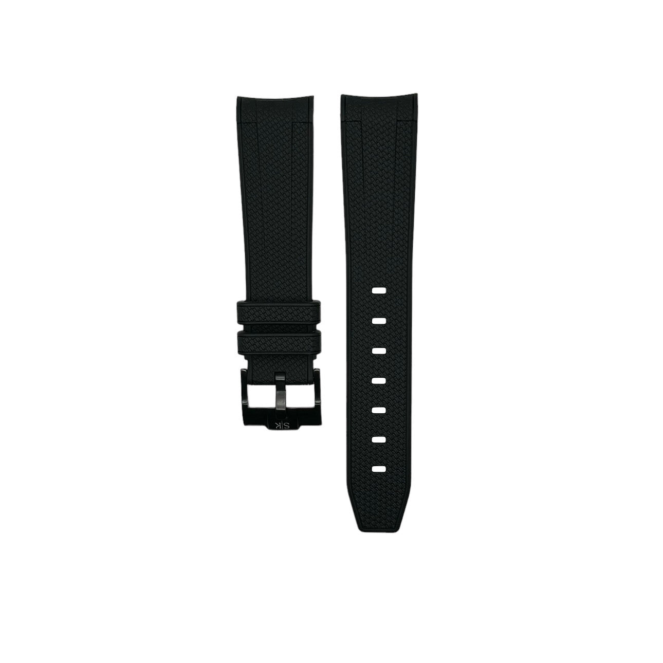 Woven rubber strap for Swatch X Omega watch