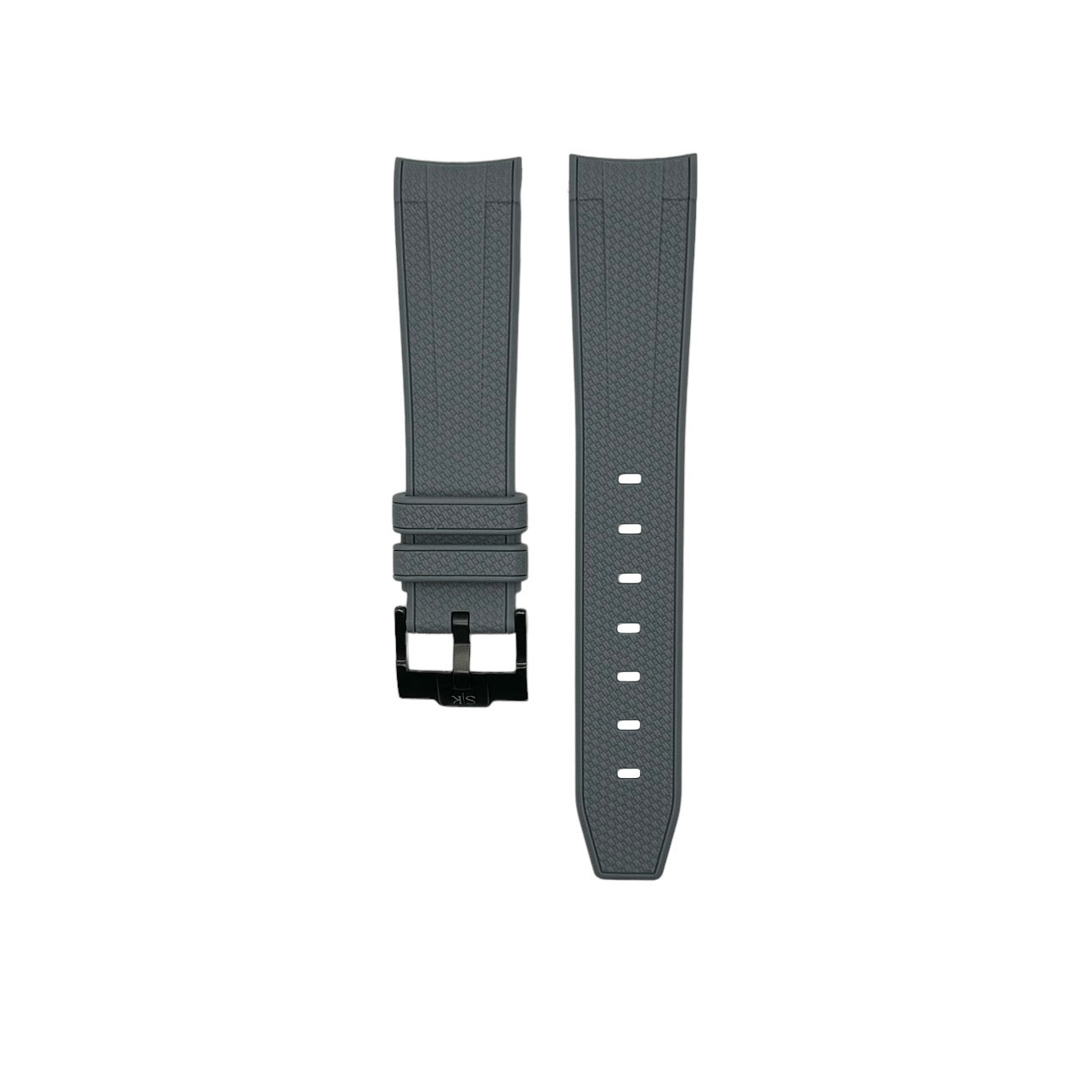 Woven rubber strap for Swatch X Omega watch