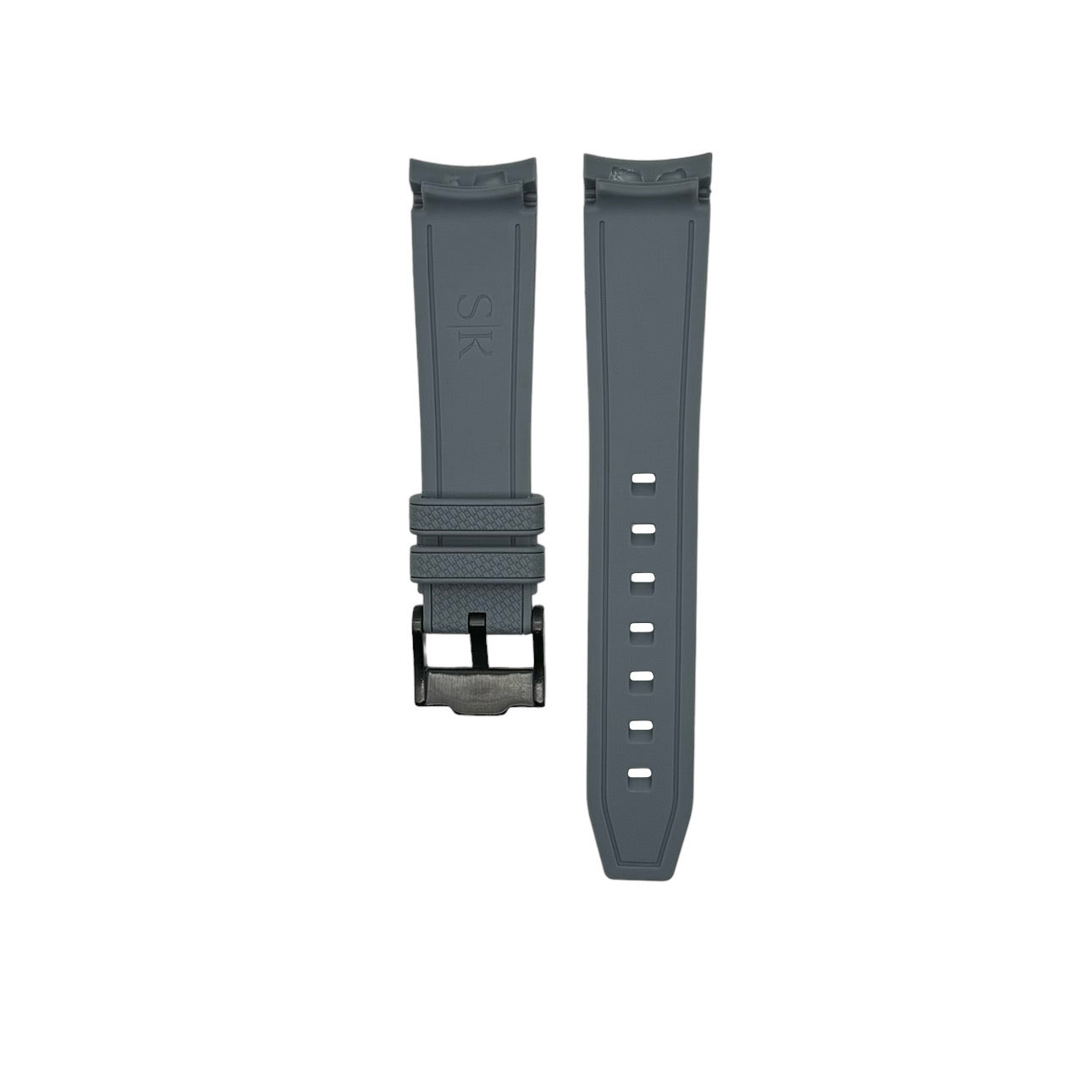 Woven rubber strap for Swatch X Omega watch