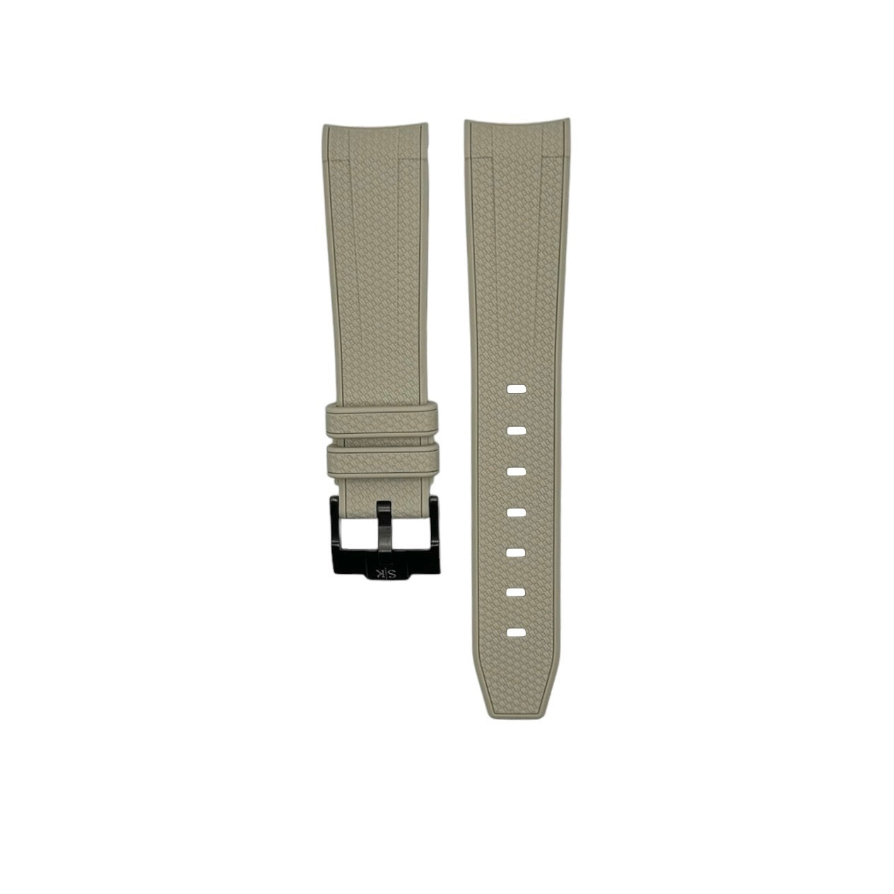 Woven rubber strap for Swatch X Omega watch