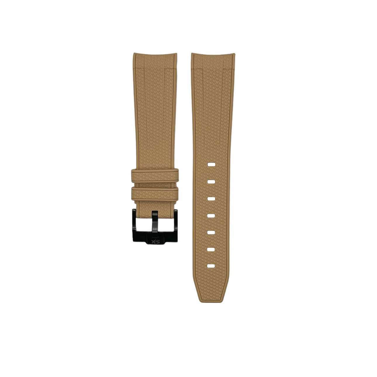 Woven rubber strap for Swatch X Omega watch