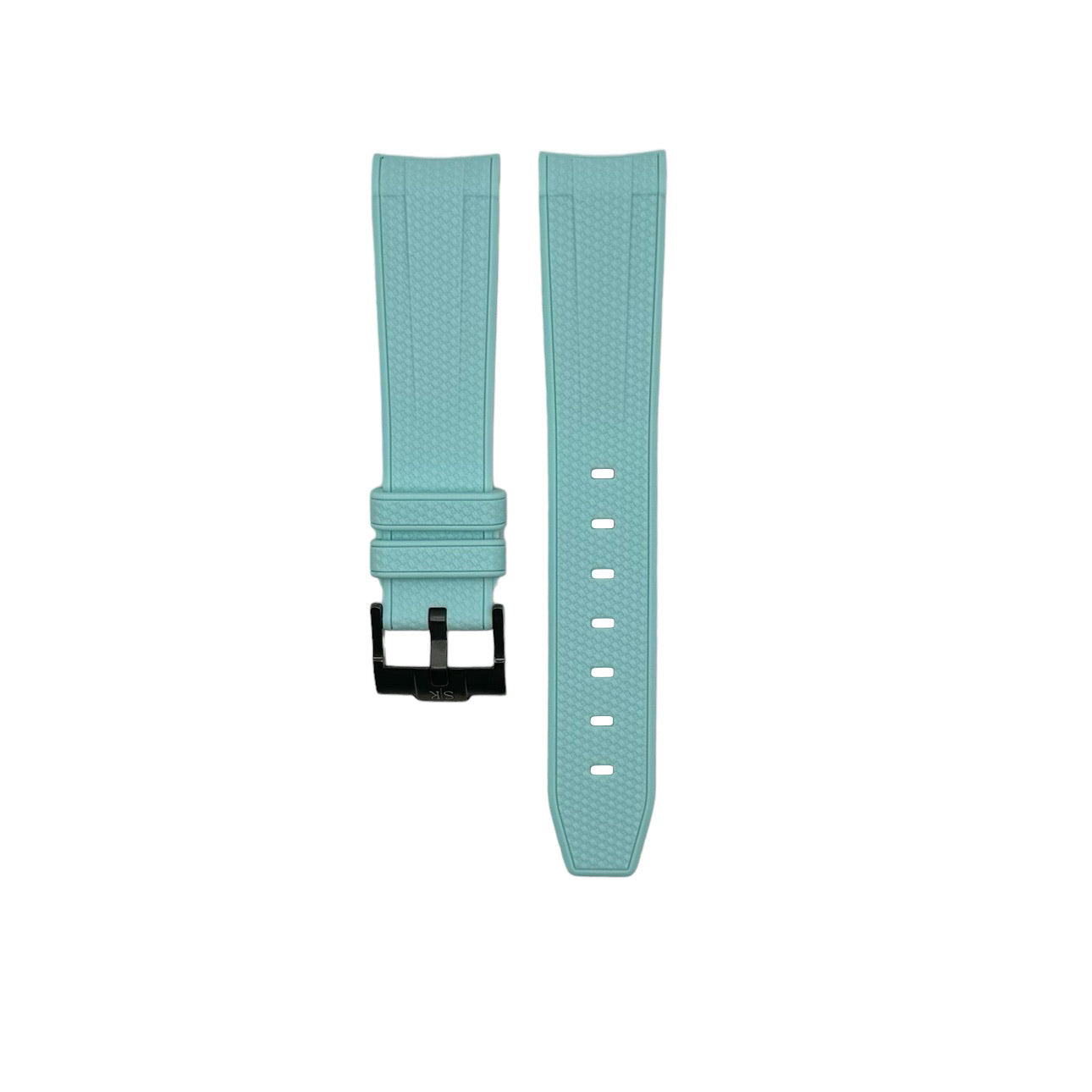 Woven rubber strap for Swatch X Omega watch