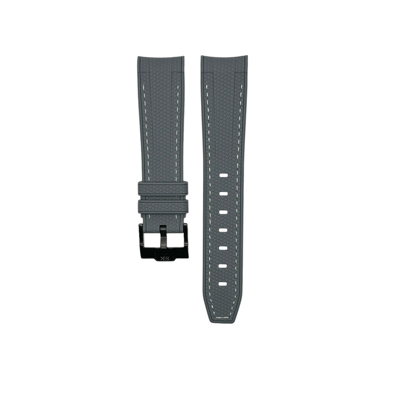 STITCHED WOVEN RUBBER STRAP