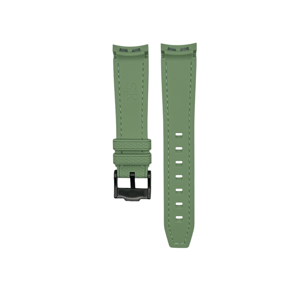 STITCHED WOVEN RUBBER STRAP