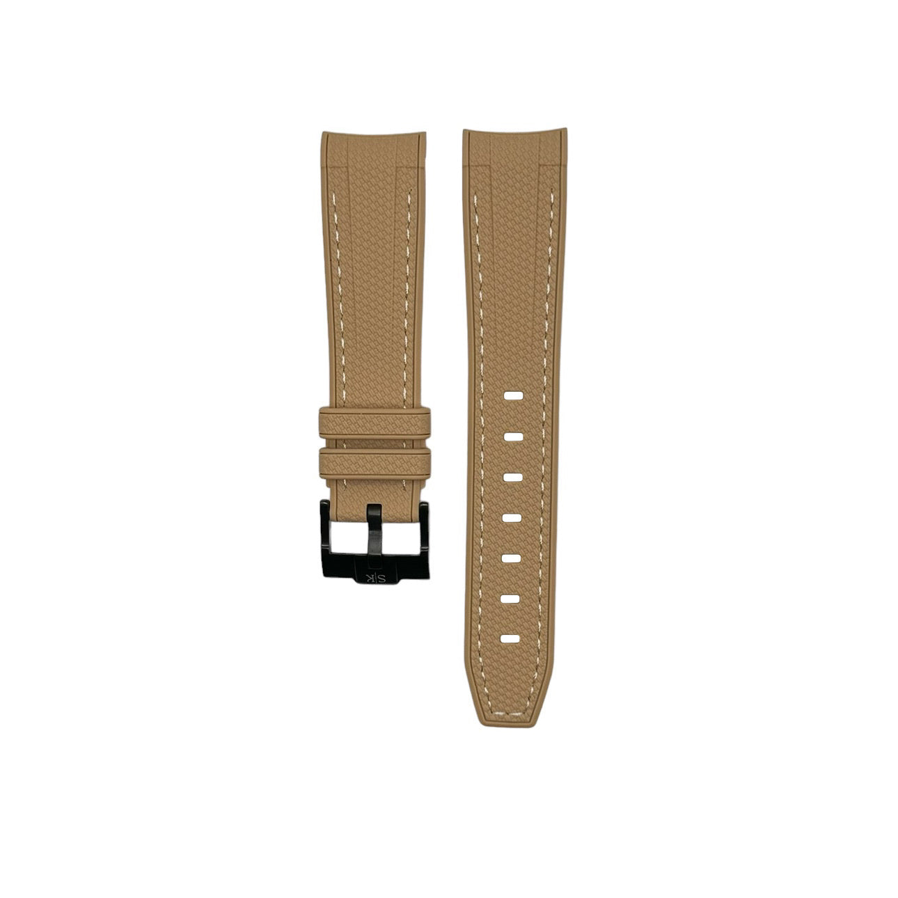 STITCHED WOVEN RUBBER STRAP