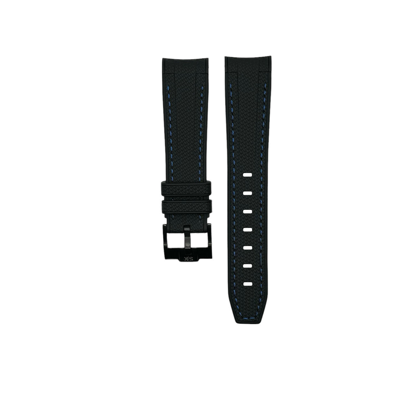 STITCHED WOVEN RUBBER STRAP