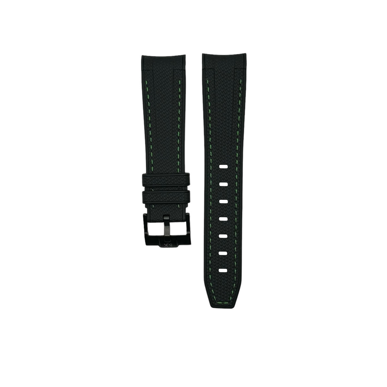 STITCHED WOVEN RUBBER STRAP