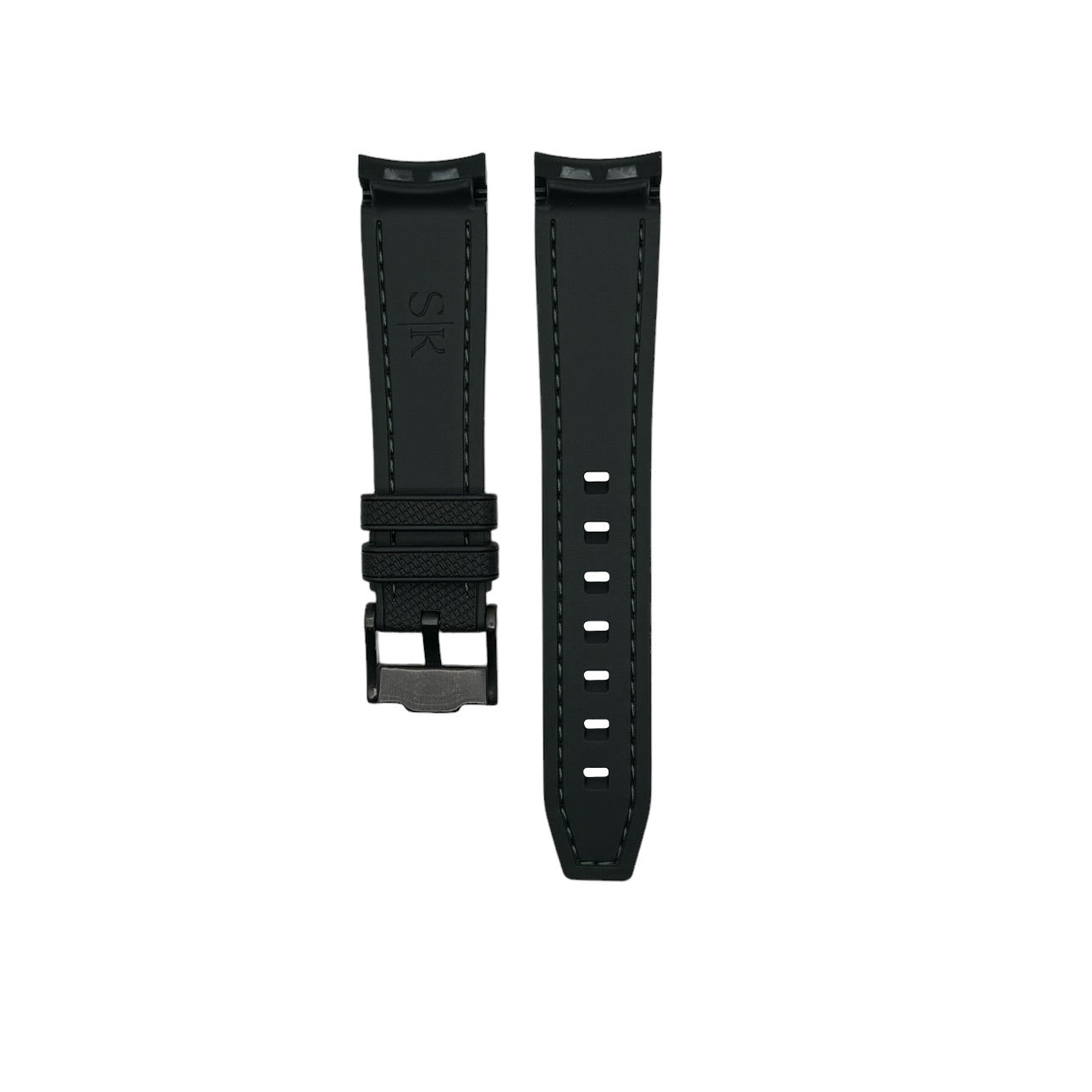 STITCHED WOVEN RUBBER STRAP for SWATCH X OMEGA