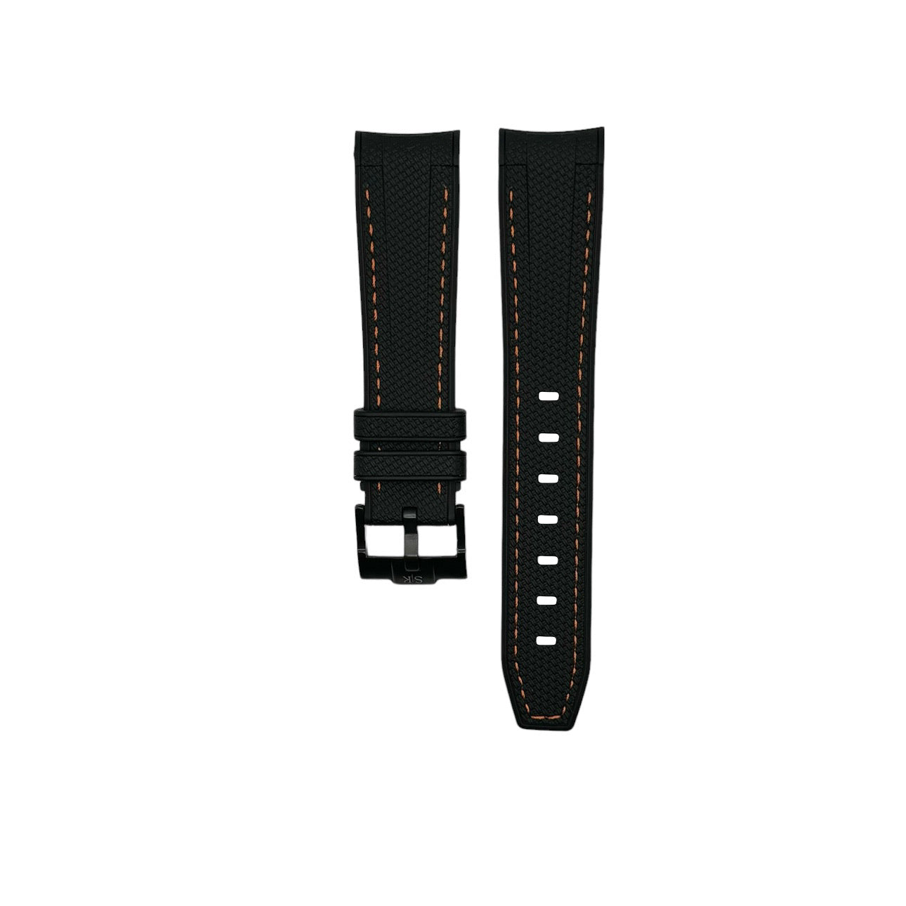 STITCHED WOVEN RUBBER STRAP