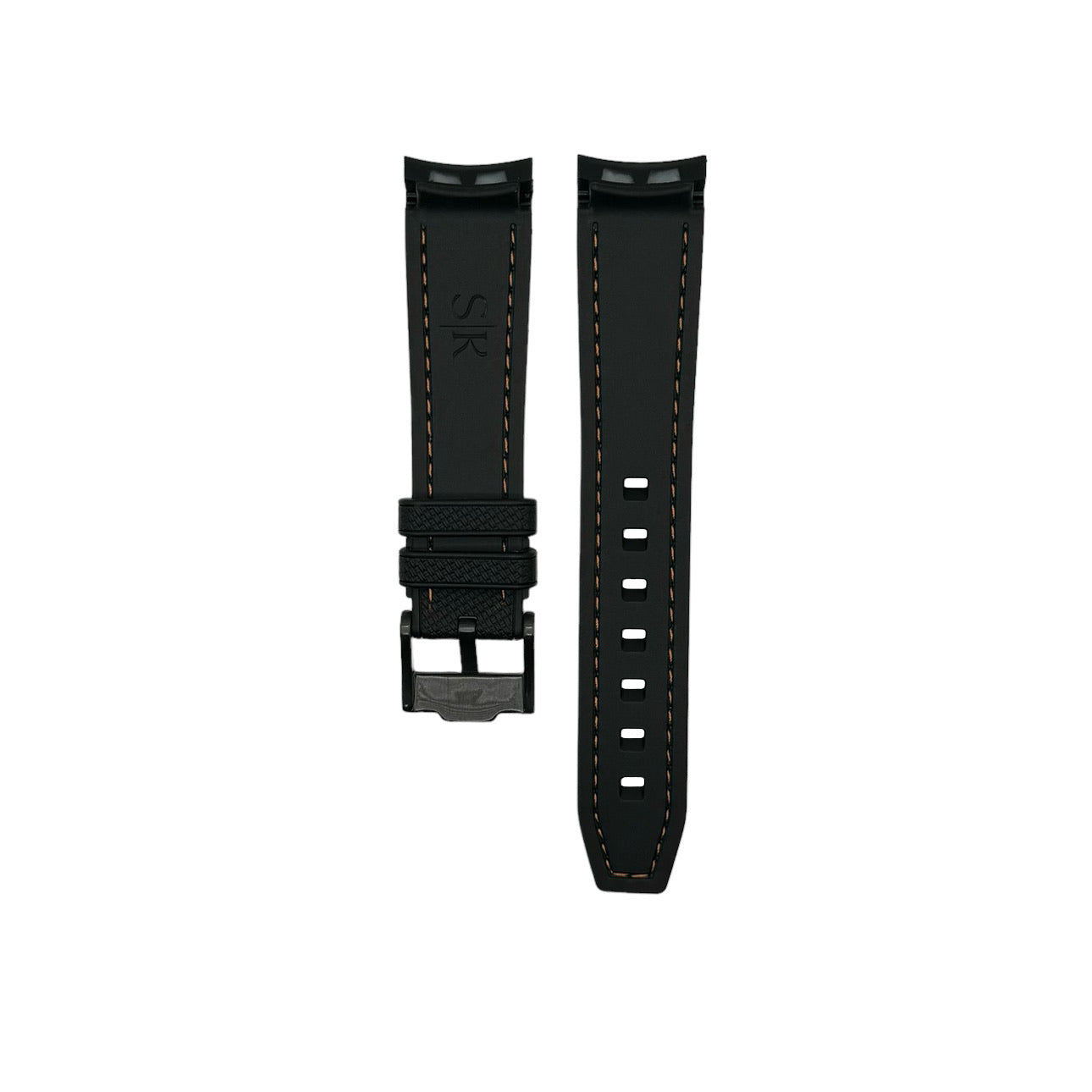 STITCHED WOVEN RUBBER STRAP