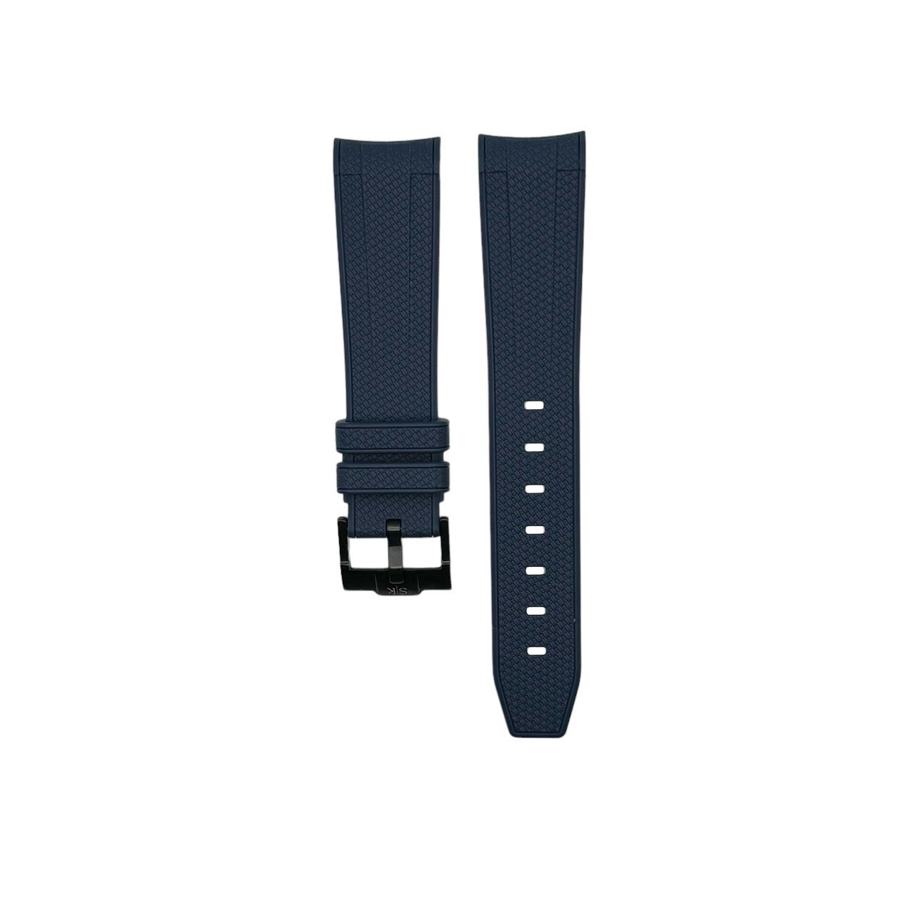 Woven rubber strap for Swatch X Omega watch