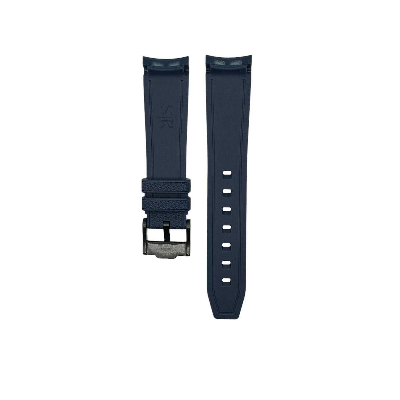 Woven rubber strap for Swatch X Omega watch