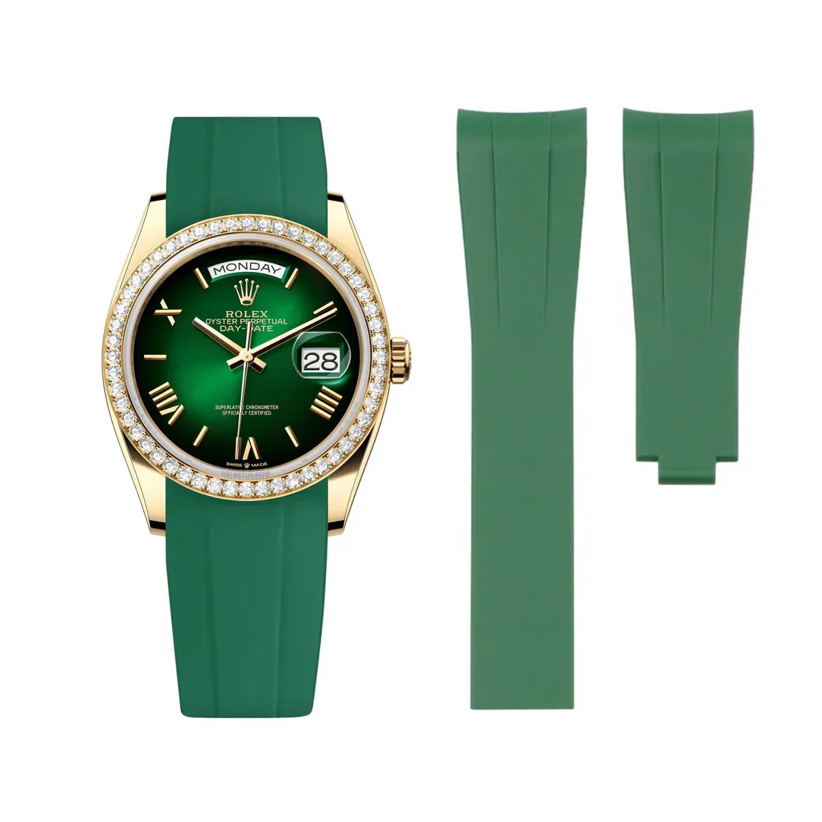 Rubber Strap for Rolex Day-Date 36 – Durable & Stylish Fit