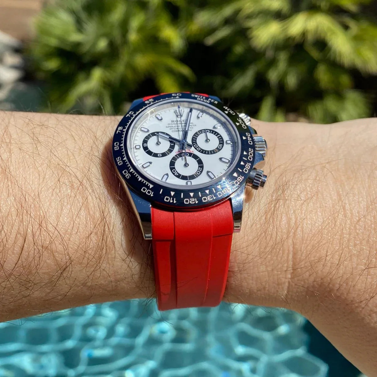 RUBBER STRAP for ROLEX DAYTONA - DEPLOYANT