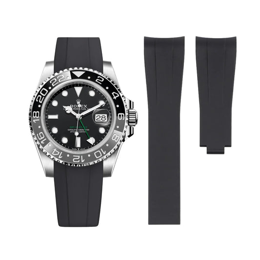 RUBBER STRAP for ROLEX GMT MASTER II - DEPLOYANT