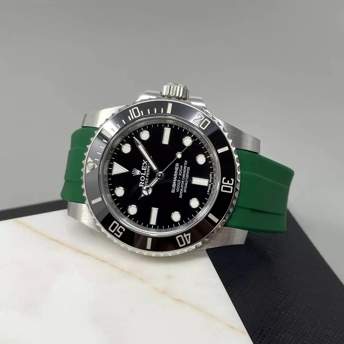 RUBBER STRAP for ROLEX SUBMARINER - BUCKLE